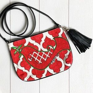 Brighton Canvas Leather Crossbody Bag Love Dove